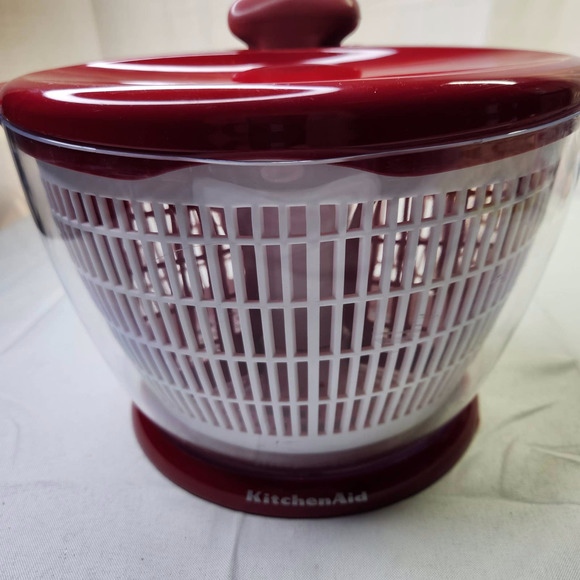 KitchenAid Kitchen Kitchenaid Red White Salad And Fruit Spinner